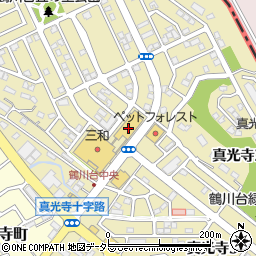 ダイソー三和鶴川店周辺の地図