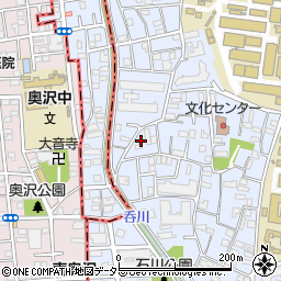東京都大田区石川町1丁目14周辺の地図