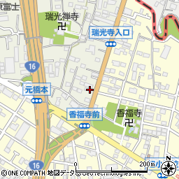神奈川県相模原市緑区元橋本町2-32周辺の地図