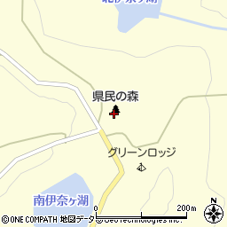 県民の森周辺の地図