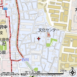 東京都大田区石川町1丁目15周辺の地図