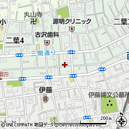 東京都品川区二葉4丁目16-8周辺の地図