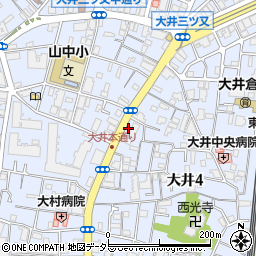 東京都品川区大井4丁目17-18周辺の地図
