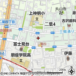 東京都品川区二葉4丁目24-13周辺の地図