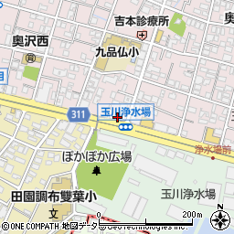 サイクルベースあさひ田園調布店周辺の地図