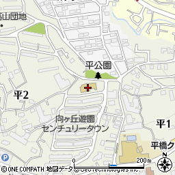 川崎市　平老人いこいの家周辺の地図