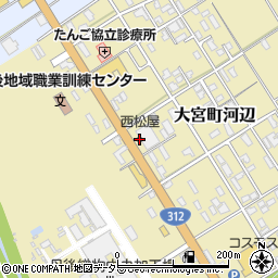 西松屋京丹後店周辺の地図