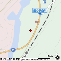 岐阜県加茂郡白川町河東3587周辺の地図