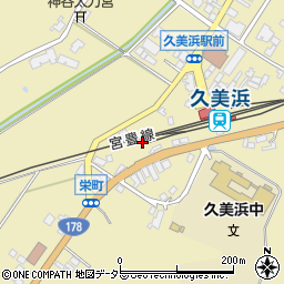 京都府京丹後市久美浜町1100-3周辺の地図