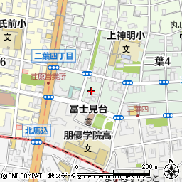 東京都品川区二葉4丁目26周辺の地図