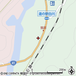岐阜県加茂郡白川町河東3586周辺の地図