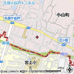 秋田無線町田事業所周辺の地図