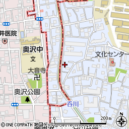 東京都大田区石川町1丁目13周辺の地図