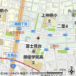 東京都品川区二葉4丁目26-6周辺の地図