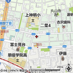 東京都品川区二葉4丁目24-2周辺の地図