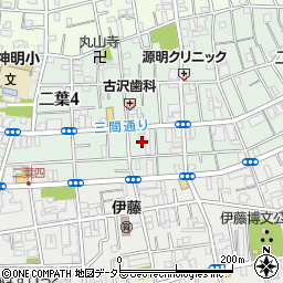 東京都品川区二葉4丁目18周辺の地図