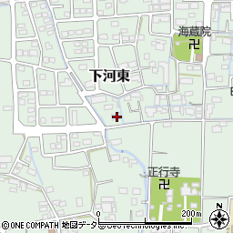 山梨県中央市下河東937-5周辺の地図