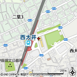 アイセイ薬局　西大井店周辺の地図