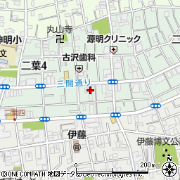 東京都品川区二葉4丁目18-2周辺の地図