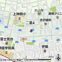 今井精米店周辺の地図