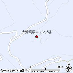 大池高原キャンプ場周辺の地図