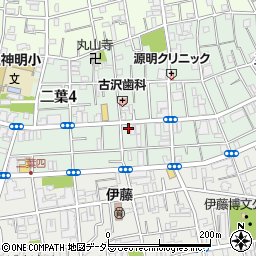 東京都品川区二葉4丁目18-1周辺の地図