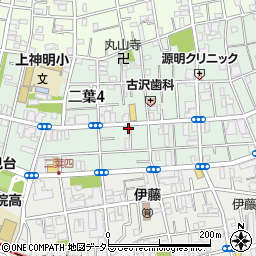 京浜ドライクリーニング株式会社　二葉店周辺の地図