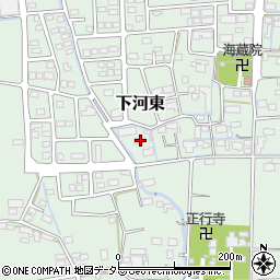 山梨県中央市下河東937周辺の地図