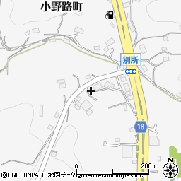 東京都町田市小野路町1500周辺の地図