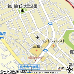 東京都町田市真光寺周辺の地図