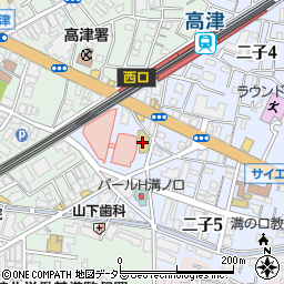 すこやか高津保育園エンゼル高津周辺の地図