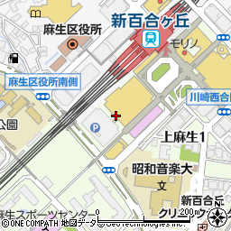 カラダファクトリー　新百合ヶ丘店周辺の地図