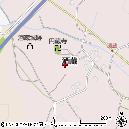 千葉県東金市酒蔵周辺の地図