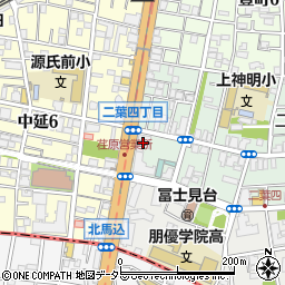 東急バス荏原営業所周辺の地図
