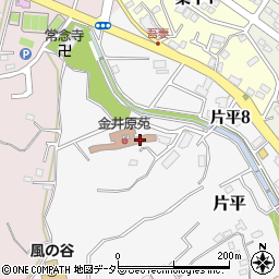金井原苑周辺の地図