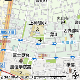 東京都品川区二葉4丁目4-17周辺の地図