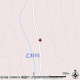 岐阜県美濃市乙狩1302周辺の地図