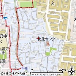 東京都大田区石川町1丁目16周辺の地図
