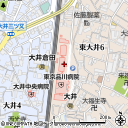東京都品川区東大井6丁目3周辺の地図