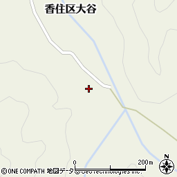 兵庫県美方郡香美町香住区大谷254周辺の地図