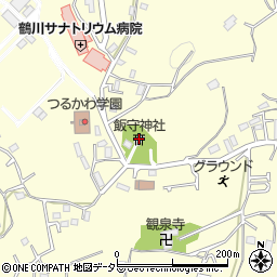 飯守神社周辺の地図
