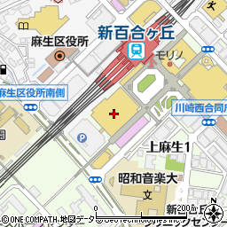 ノジマイオン新百合ヶ丘店周辺の地図