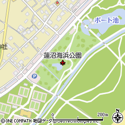 蓮沼海浜公園周辺の地図