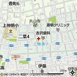 東京都品川区二葉4丁目9周辺の地図