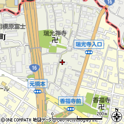 神奈川県相模原市緑区元橋本町2-13周辺の地図