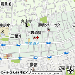東京都品川区二葉4丁目14周辺の地図