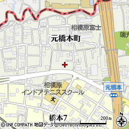 神奈川県相模原市緑区元橋本町10-27周辺の地図