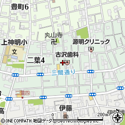 東京都品川区二葉4丁目9-6周辺の地図