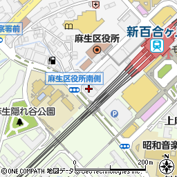 タウンハウジング　新百合ヶ丘店周辺の地図