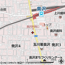 Ｗ．ＯＫＵＳＡＷＡ周辺の地図